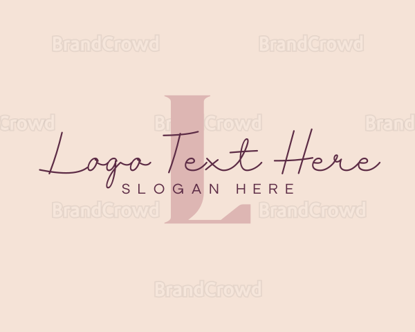 Cosmetics Fashion Lifestyle Logo