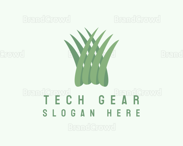 Grass Lawn Garden Logo