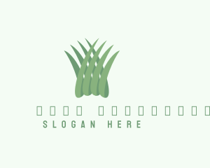 Grass Lawn Garden Logo