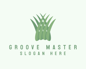 Grass Lawn Garden Logo