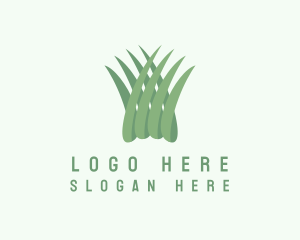 Grass Lawn Garden Logo