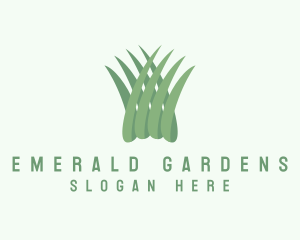 Grass Lawn Garden logo design