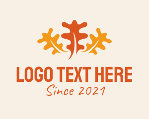 Environment - Orange Leaf Season logo design