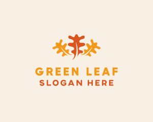 Orange Leaf Season  logo design