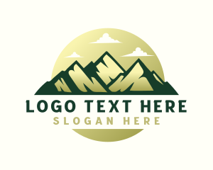 Peak - Mountain Peak Travel logo design