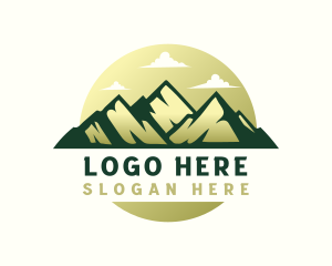 Trails - Mountain Peak Travel logo design