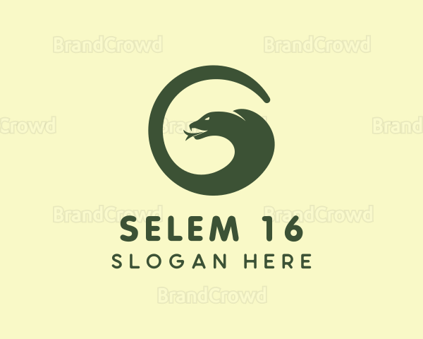 Snake Serpent Letter G Logo