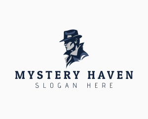 Man Detective Inspector logo design