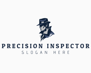 Inspector - Man Detective Inspector logo design