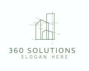 Green Property Contractor logo design