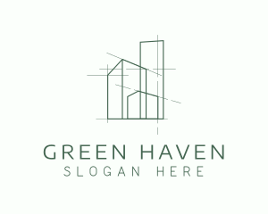 Green Property Contractor logo design