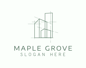 Green Property Contractor logo design