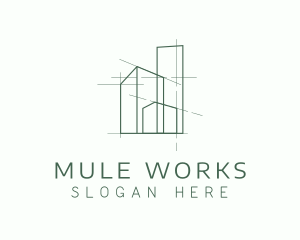 Green Property Contractor logo design