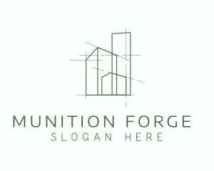 Green Property Contractor logo design