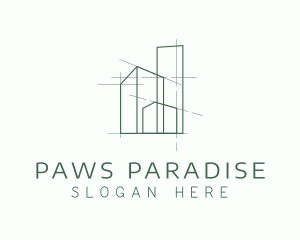 Green Property Contractor logo design