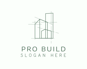 Contractor - Green Property Contractor logo design