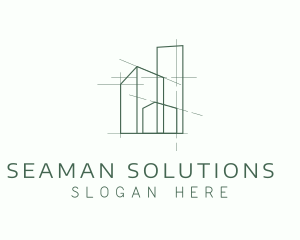 Green Property Contractor logo design