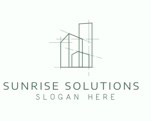 Green Property Contractor logo design