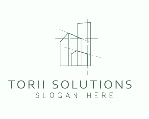 Green Property Contractor logo design