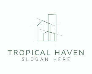 Green Property Contractor logo design