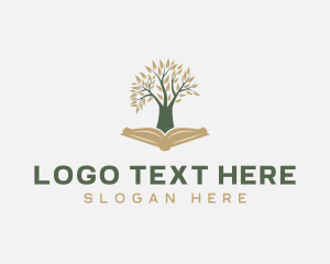 Academic - Publishing Tree Book logo design