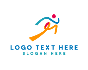 Physical - Sport Athlete Runner logo design