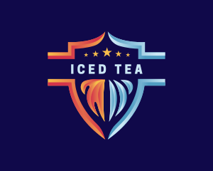 Thermal Fire Ice Shield  logo design