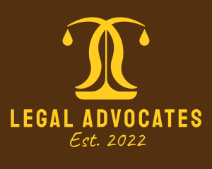 Gold Scale Legal Service  logo design