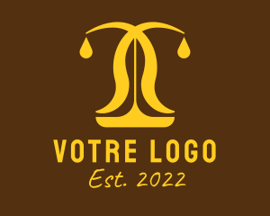 Gold Scale Legal Service  logo design
