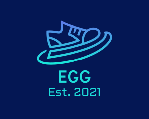 Shoe Cleaning - Futuristic Rubber Shoes logo design