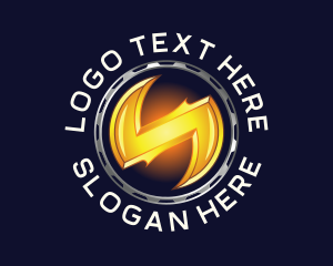 Power - Electric Lightning Power logo design