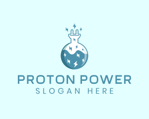 Power Lab Experiment  logo design