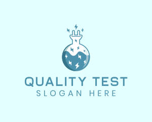 Testing - Power Lab Experiment logo design