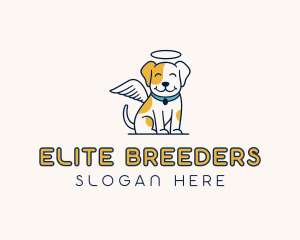 Dog Pet Angel logo design