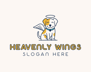 Angel - Dog Pet Angel logo design