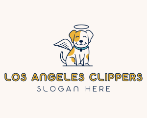 Dog Pet Angel logo design