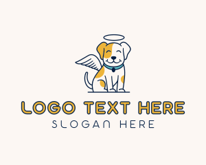 Angel - Dog Pet Angel logo design