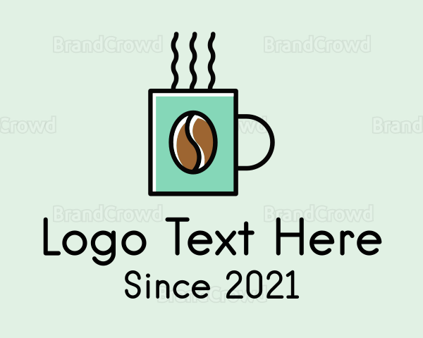 Hot Coffee Mug Logo