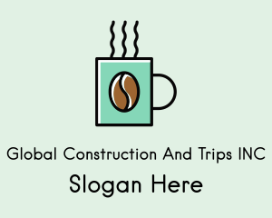 Hot Coffee Mug  Logo