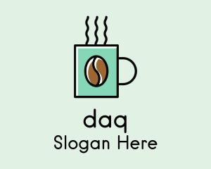 Hot Coffee Mug  Logo