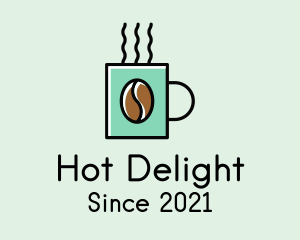 Hot Coffee Mug  logo design