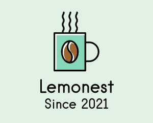 Latte - Hot Coffee Mug logo design