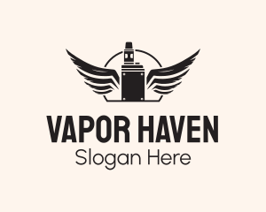 Vape - Smoking Vape Wings logo design