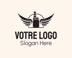 Vape - Smoking Vape Wings logo design