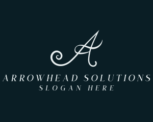 Professional Suit Dressmaker Letter A logo design