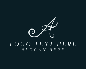 Letter A - Professional Suit Dressmaker Letter A logo design