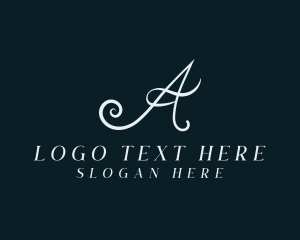 Professional Suit Dressmaker Letter A Logo