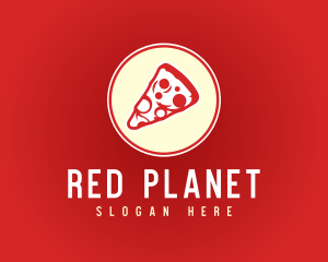 Pepperoni Pizza Pizzeria logo design