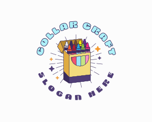 Crayon Art Supply logo design