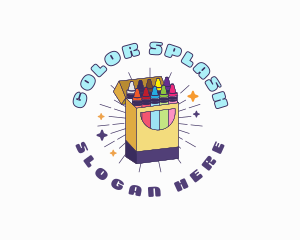 Crayon Art Supply logo design